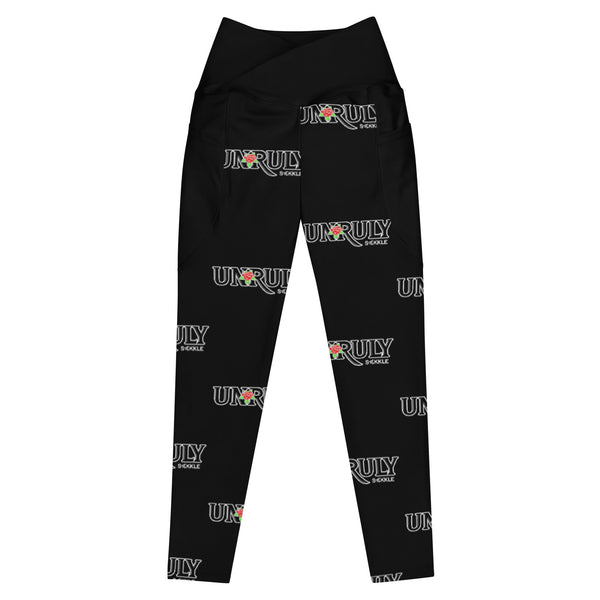 Unruly Crossover Leggings with Pockets